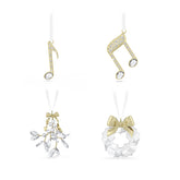 Holiday Magic Double Music Note Ornament